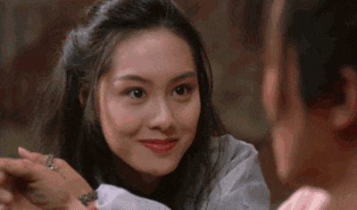美人们都有一张见之难忘的脸~这段黎姿和朱茵动图我也就看了无数遍