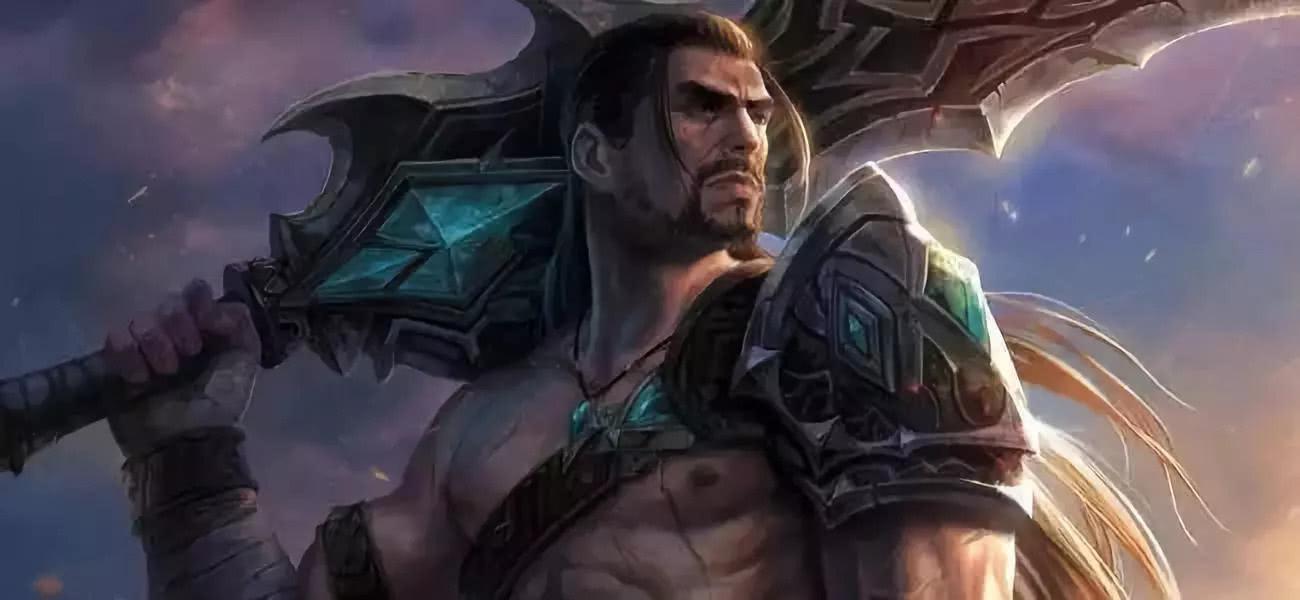 lol:蛮王开大都撸不过英雄,第一表示还一下手算我输