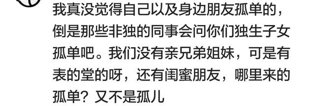 独生子女不孤独, 为什么你们非要说独生子女孤独?