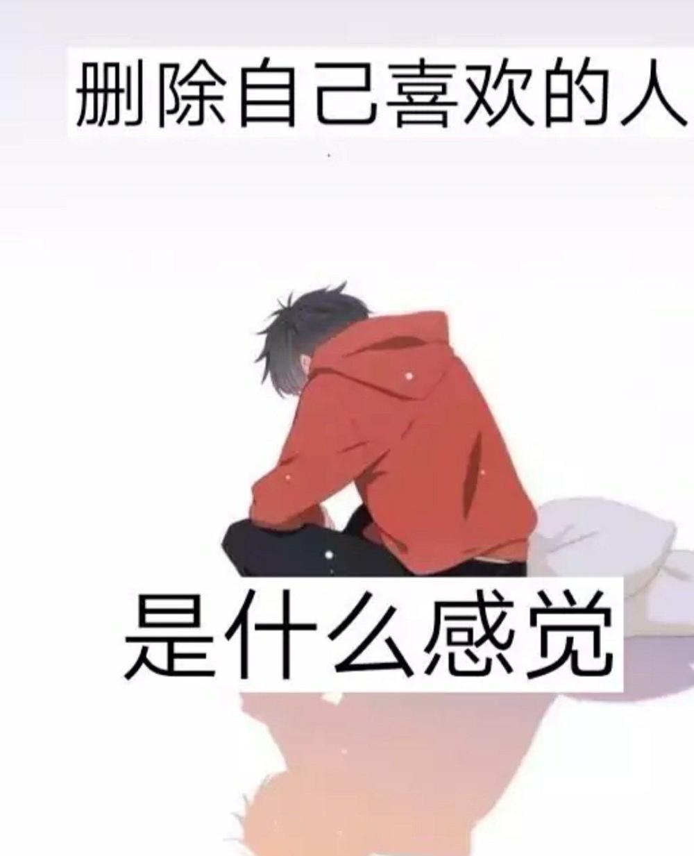 删除自己喜欢的人, 是什么感觉?