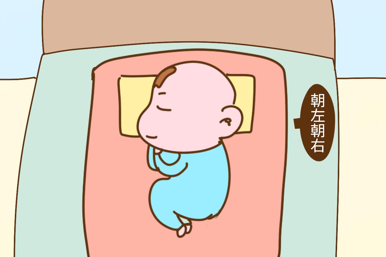 宝宝睡熟后, 经常是这3种姿势, 会影响以后的颜值