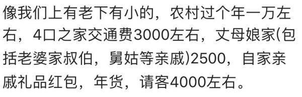 假期余额不足, 聊聊这个年你的开销怎么样?