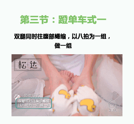 1-36月宝宝排气操, 动图教程, 妈妈赶快学起来 ????