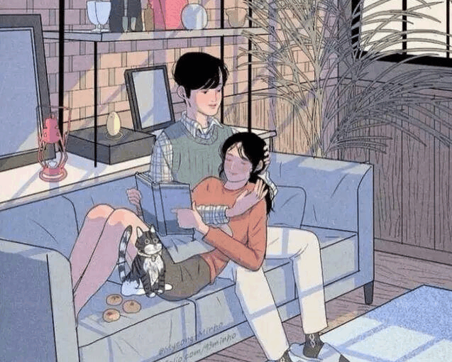 这样的生活, 是很多情侣都向往的吧