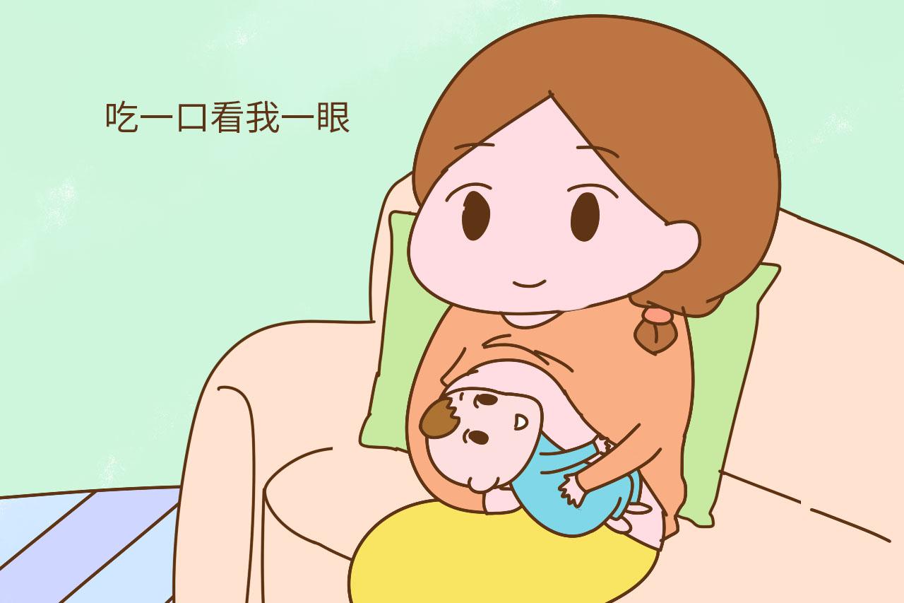 宝宝吃奶的姿势暴露宝宝未来的性格, 我家是文静型, 你家呢?