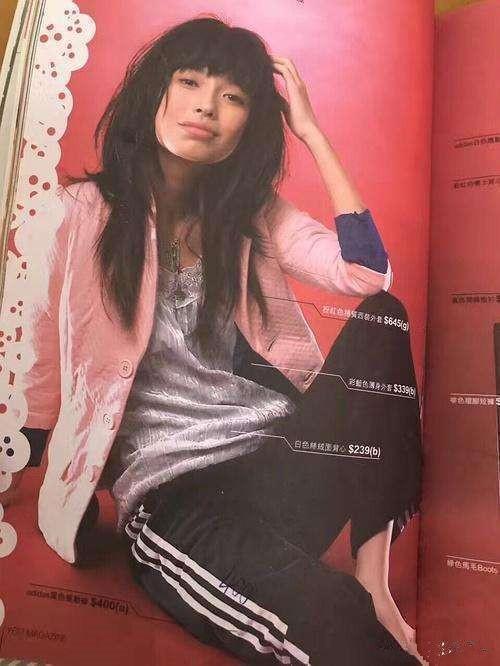 baby和阿Sa早年的杂志照, 两人变化一目了然, 原来还有相似点