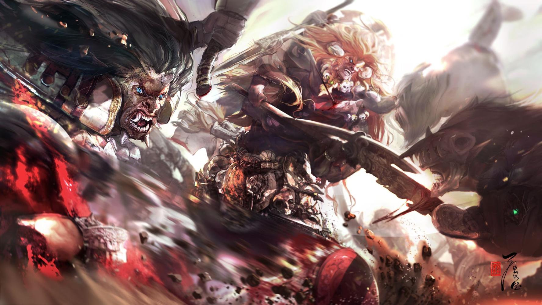 小时候看上古神话，黄帝大战蚩尤