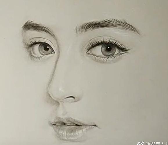 六大女明星的手绘头像, 杨幂最好认, 最后是谁? ????