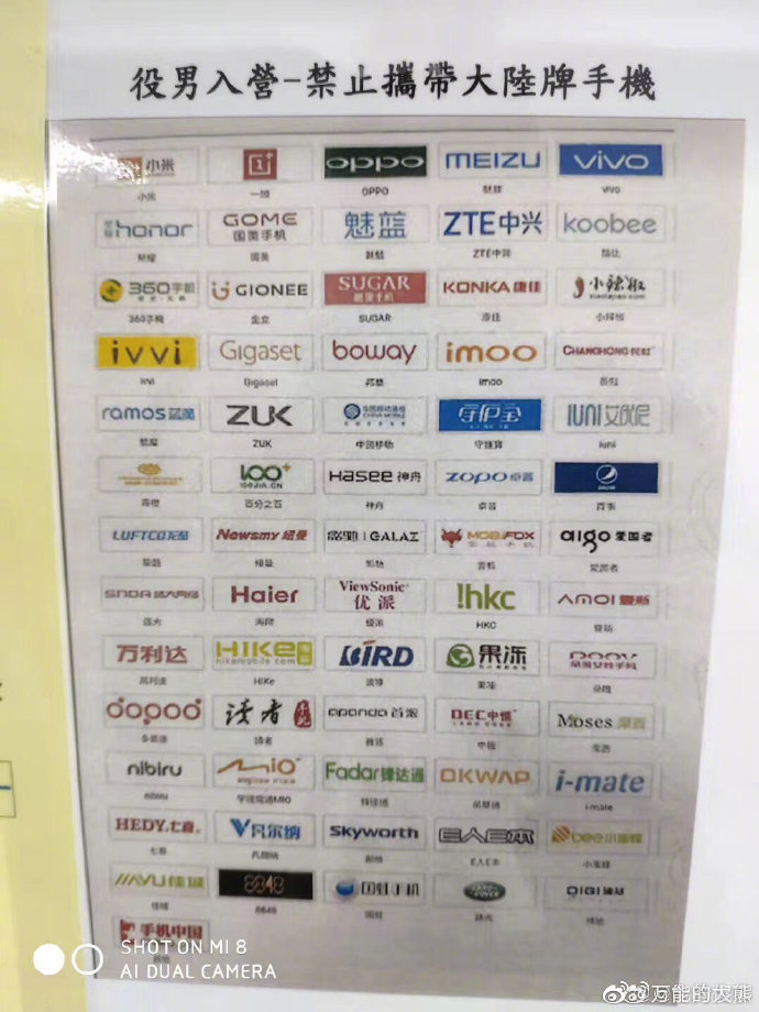 中国有多少手机品牌，我看弯弯才