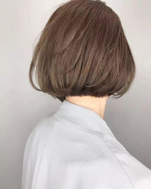 2019齐肩波波头后面图片 2019年短发最新发型女波波头