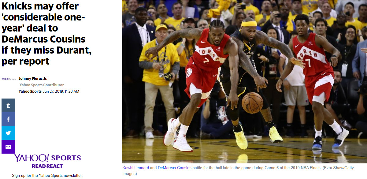 NBA自由市场即将开放，如果纽