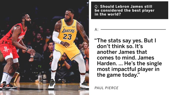 皮尔斯在做客一档栏目时被问到，