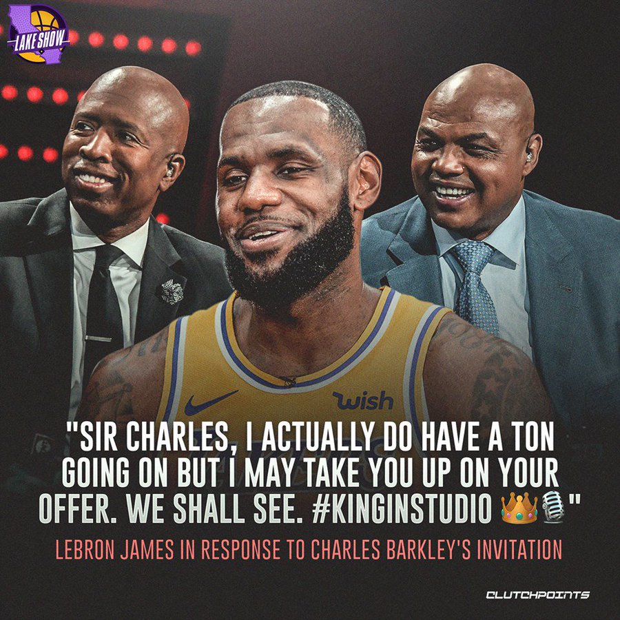 巴克利此前一直在招募詹姆斯，说