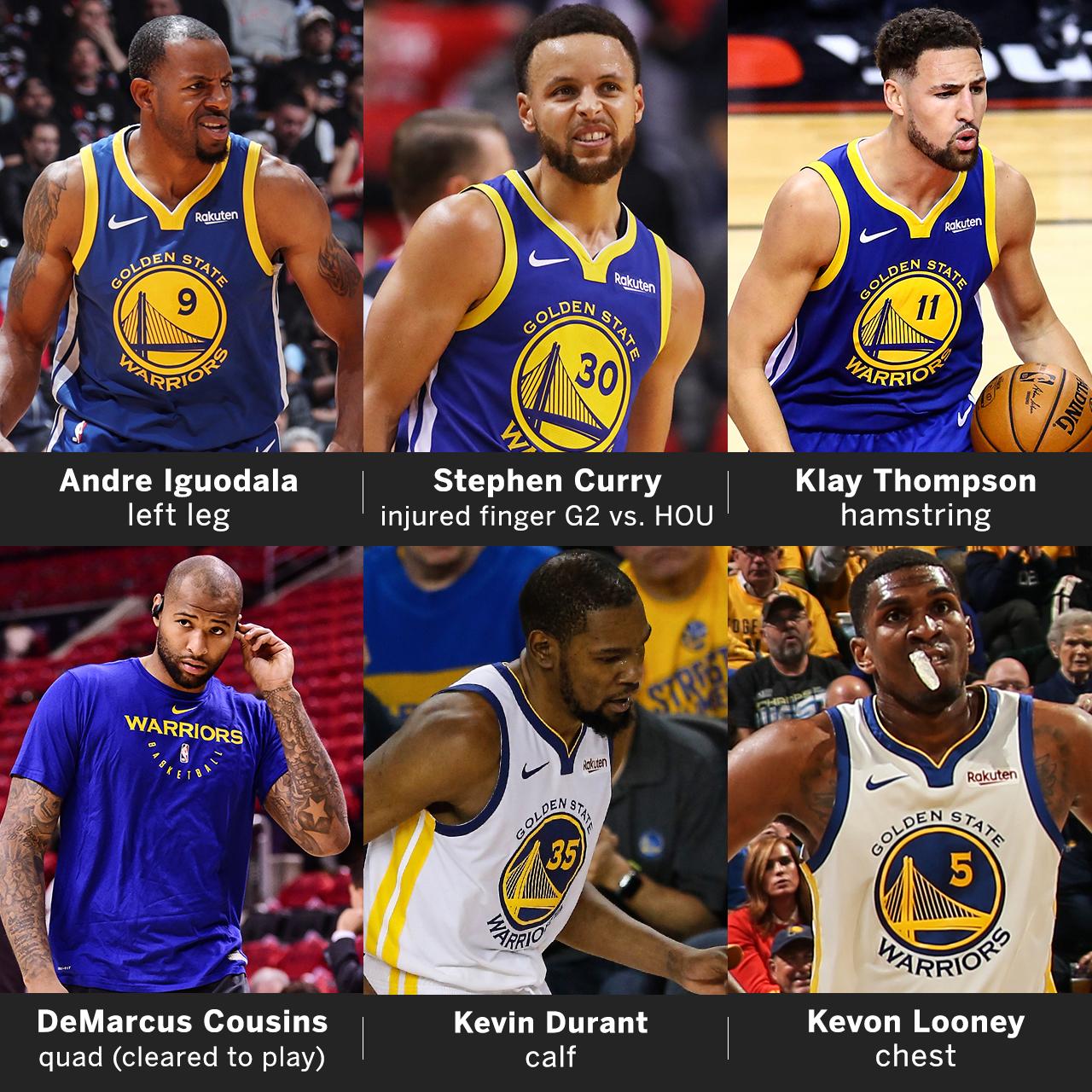 伤病一个接着一个，但是勇士似乎