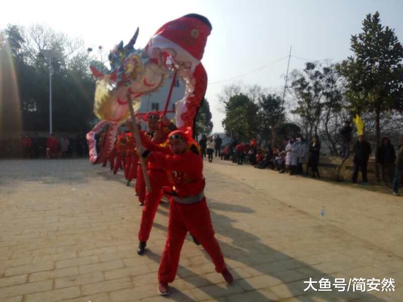艳丽村庄黄陂姚集刘家湾,欢欣平和过年夜年