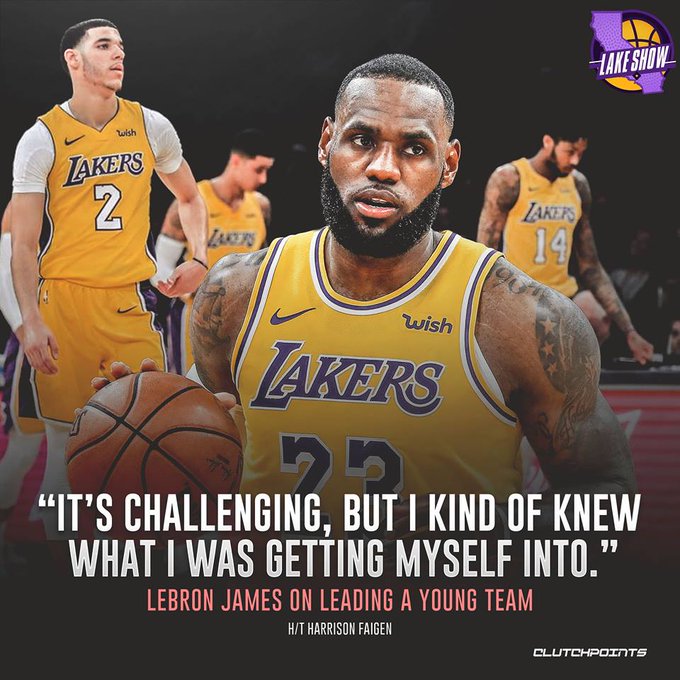 加入了一支如此年轻的湖人队，并