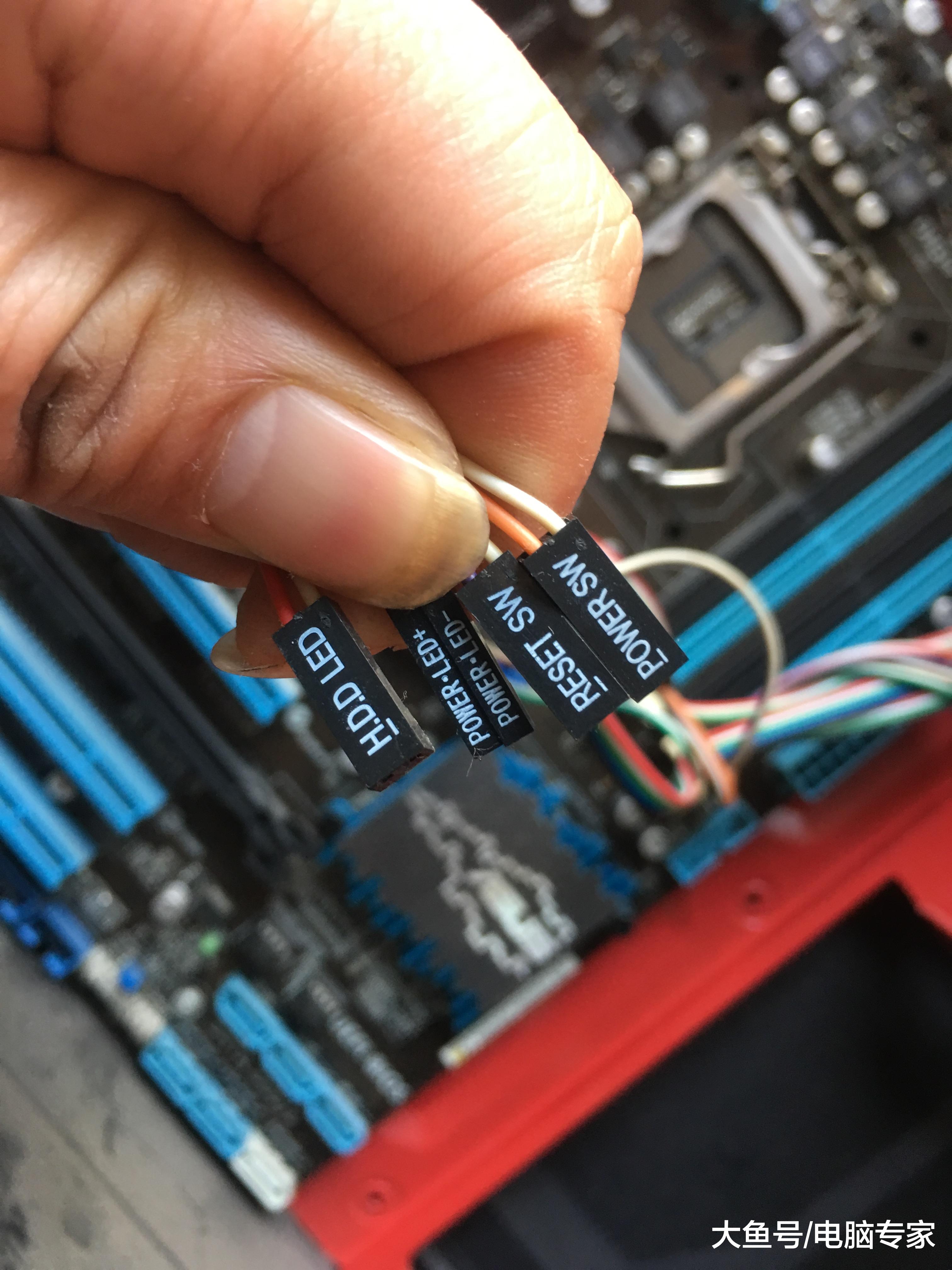 机箱线与主板连接x58_机箱线与主板连接x58