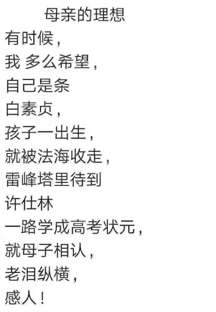 每个母亲的理想