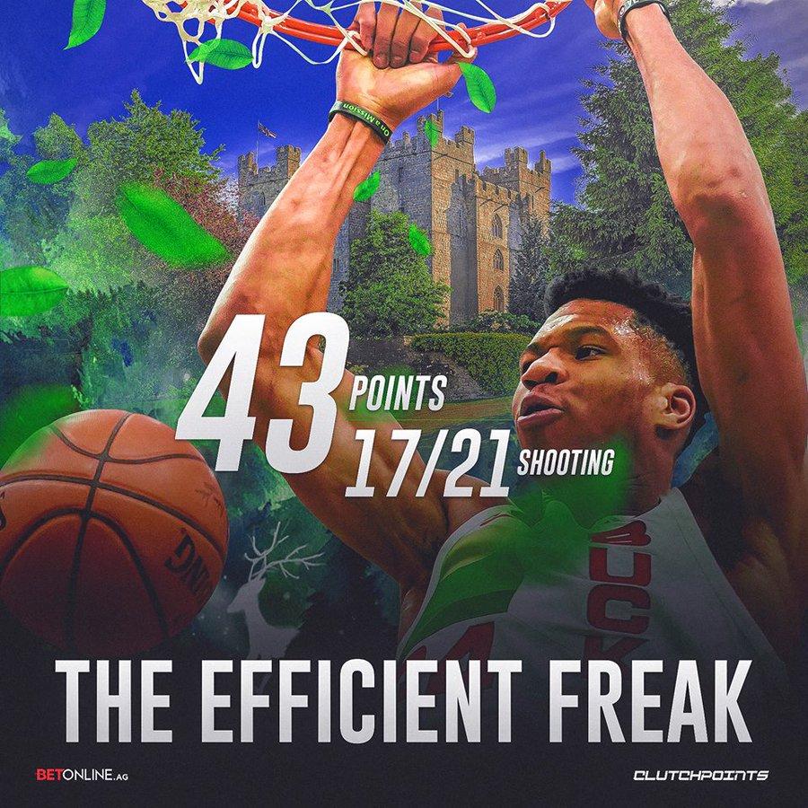 雄鹿148-129大胜奇才一役