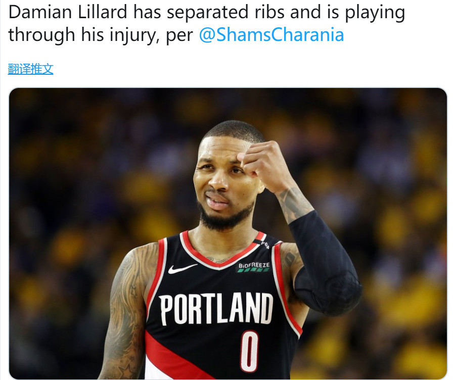 开拓者99-110三负勇士，后