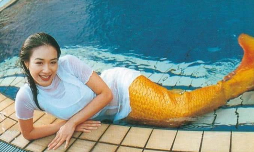 人鱼夫妇合体拍大片,钟丽缇美人鱼装扮不输当年,画面唯美像童话