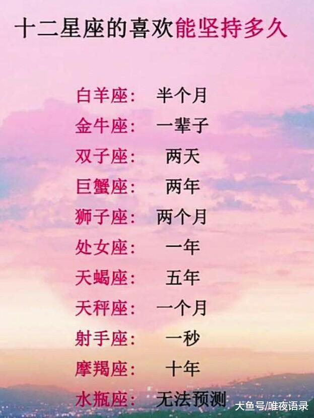 不要对十二星座做的事 不要应付处女 不要藐视狮子座 不要相信摩羯 不