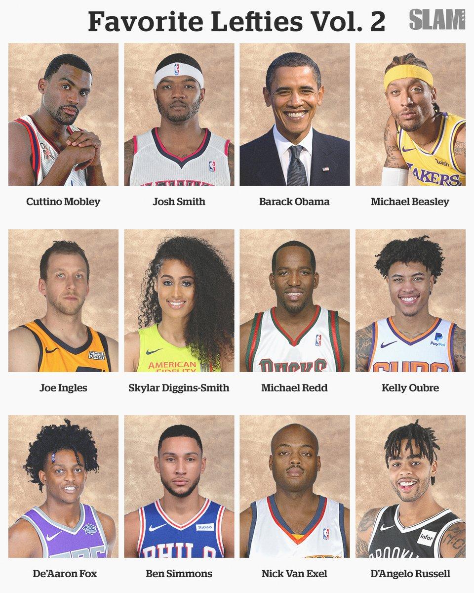 slam发问：你最喜欢的左撇子