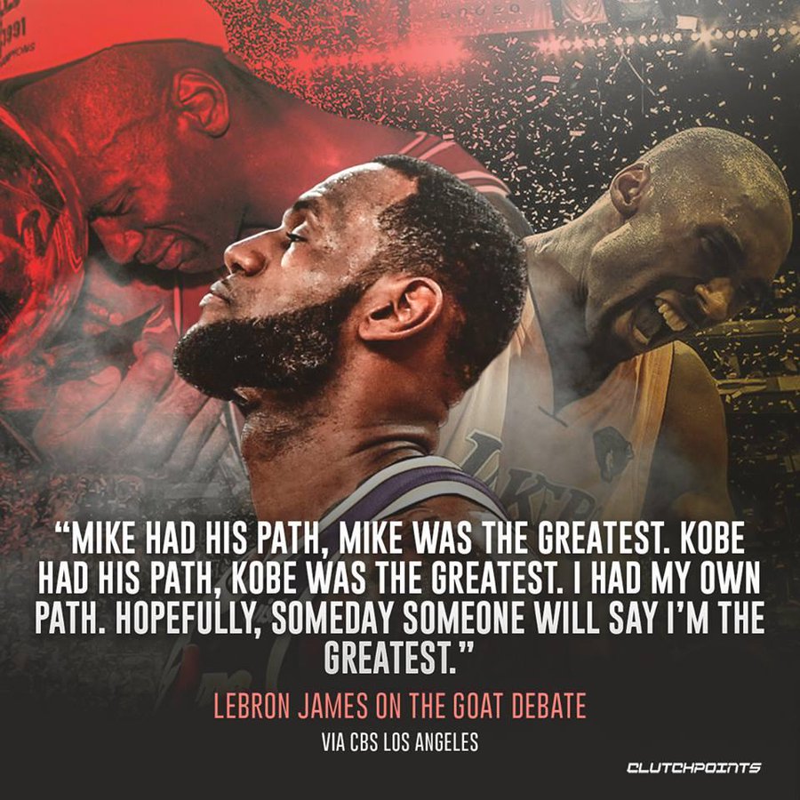 对于史上最伟大球员的争论，最近