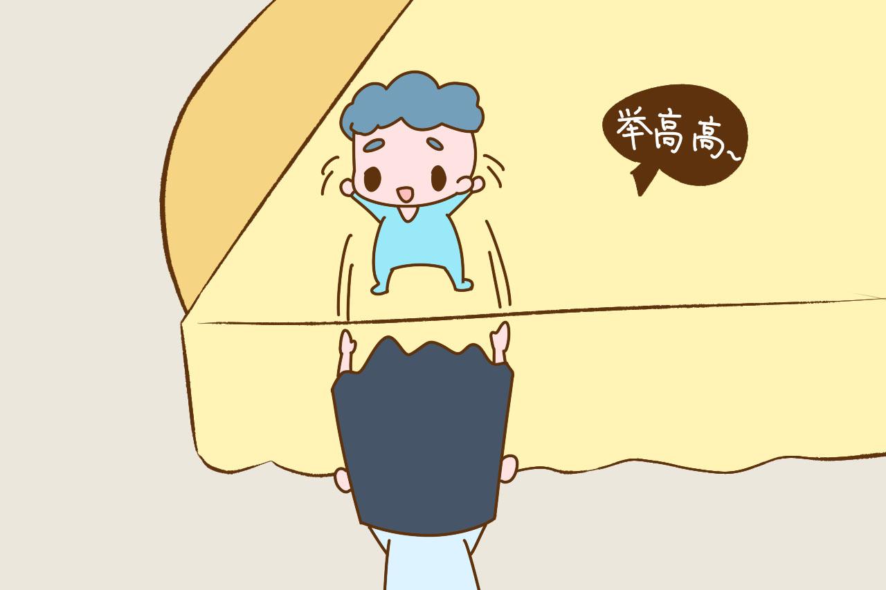 别人这样逗孩子玩，家长要及时制止，以免酿成大错