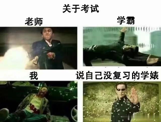 搞笑图片:大学期末考试前的我,太真实了