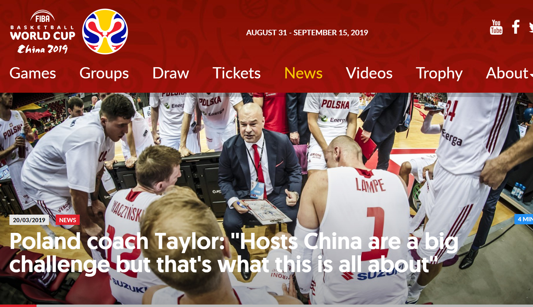 在泰国曼谷举行的U19女篮世界