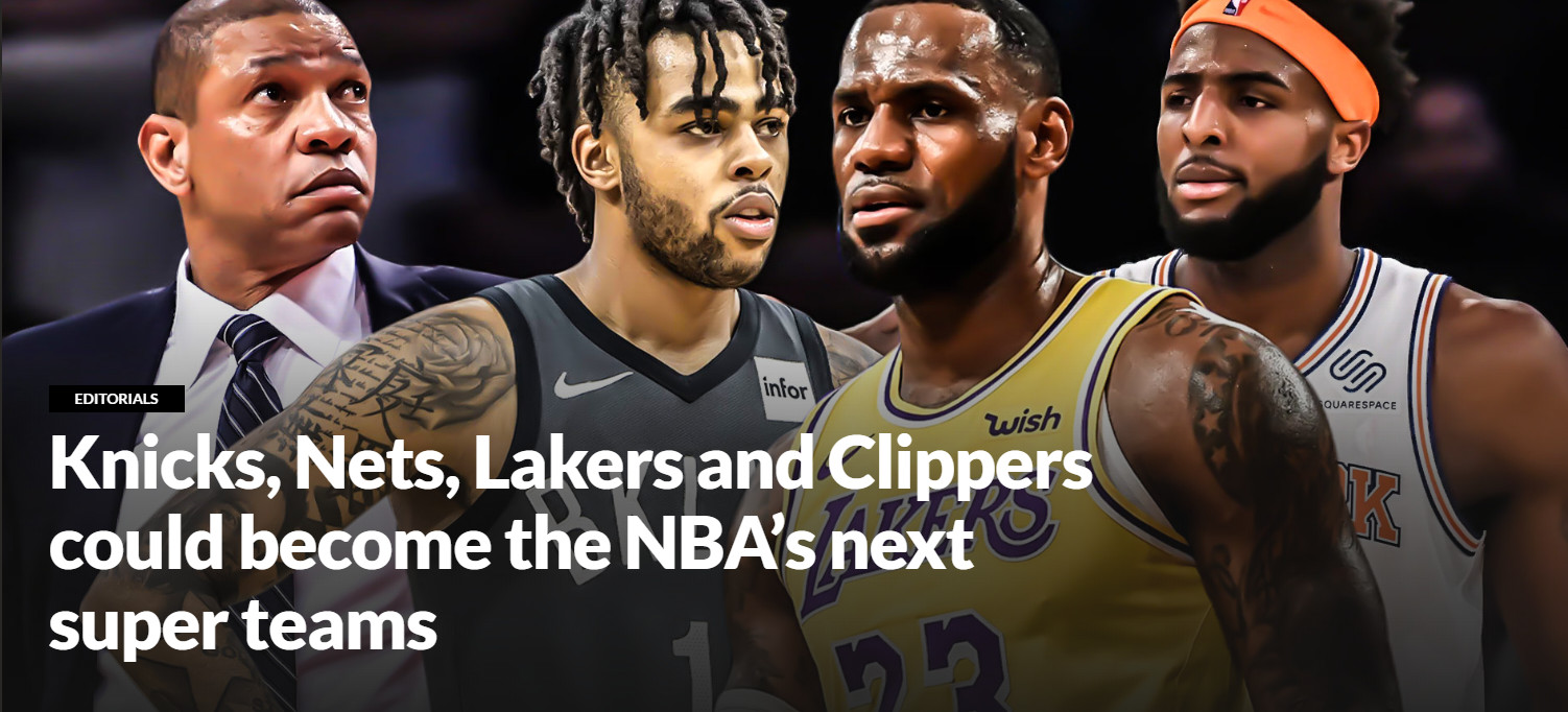 今夏联盟可以吞下大牌球员的四强