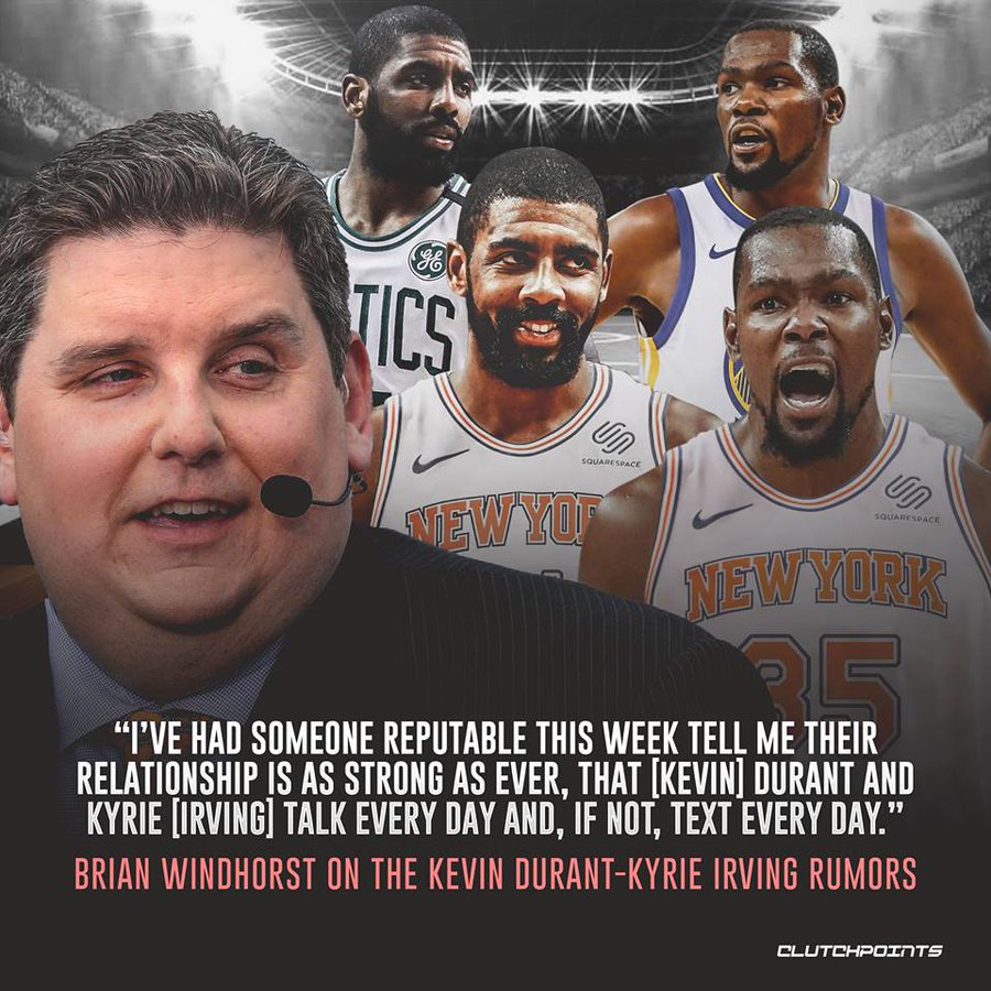 ESPN记者布莱恩爆料称，“这