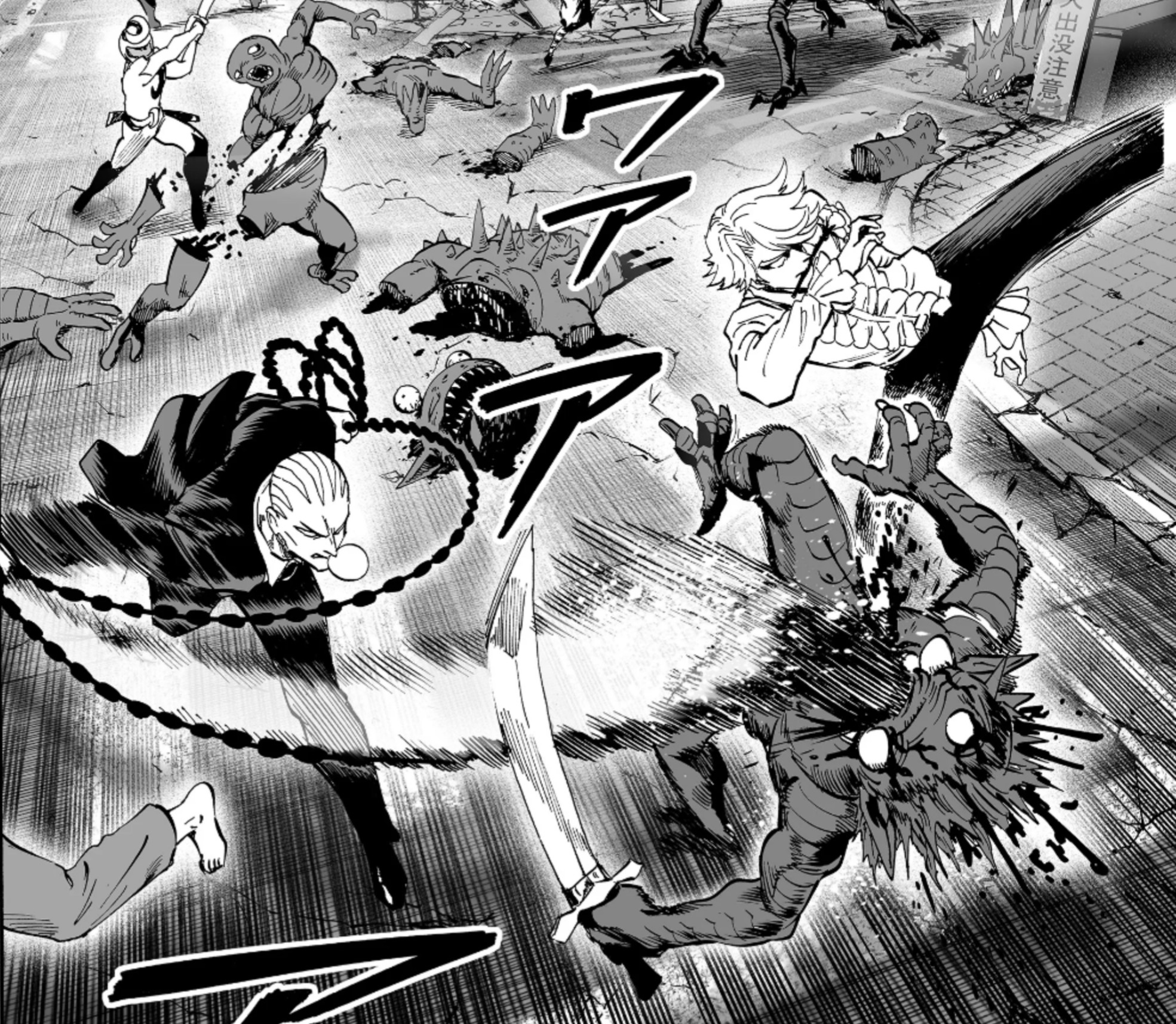 一拳超人漫画 众英雄和怪人打得火热 埼玉还跟闪光的佛莱士瞎混 电竞主播网