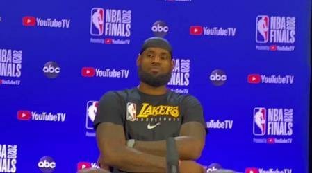 赛后，詹姆斯点赞浓眉：他是一名