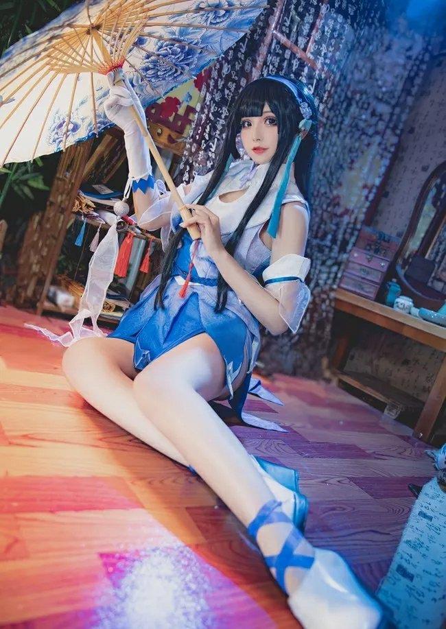 cos王者荣耀 青春,王者荣耀西施旗袍cos 王者荣耀:青春少女实力cos西施归墟梦演,网友:美不美看大腿!