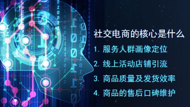社交电商的核心 社交,核心客户,商品,社交,用户,销量