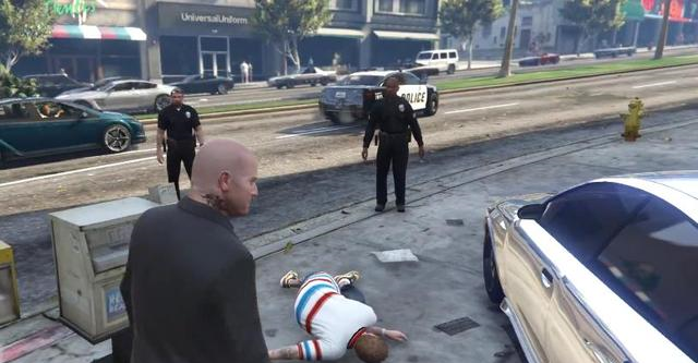 R星打造的 Gta5 真实世界 撞了npc 报警自首会怎样 游戏资讯 英雄联盟lol