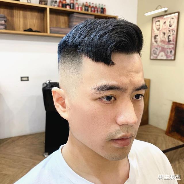 第4款:刘海背头发型