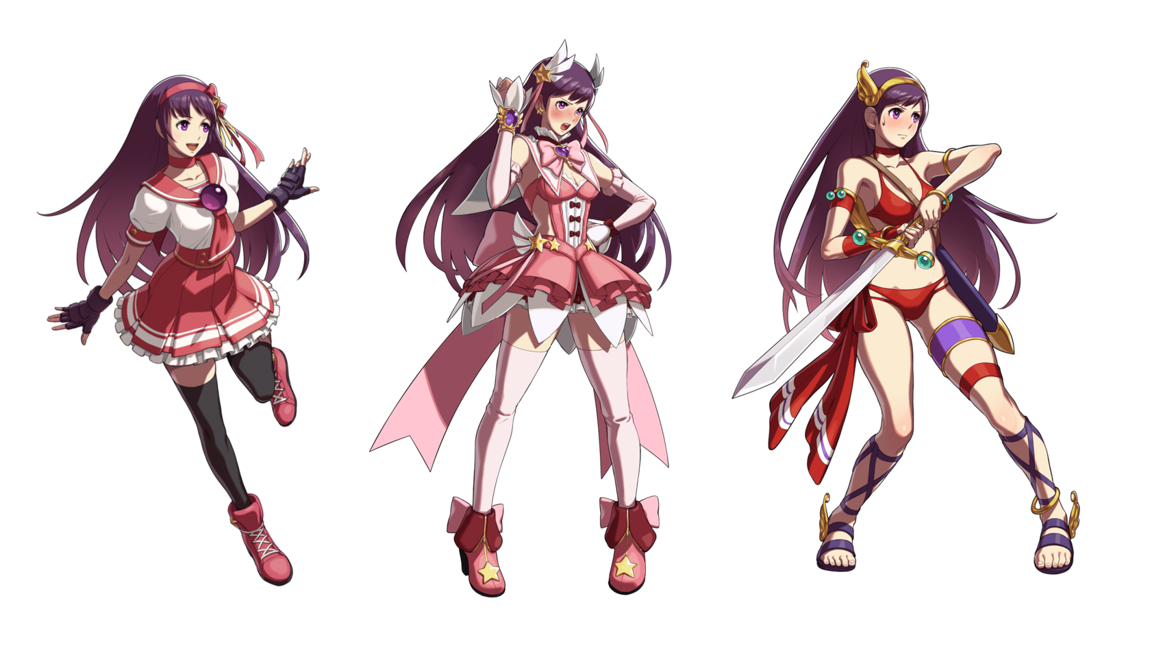 拳皇 snk女子组队角色立绘 网友 不好好做街机 成天就爱搞事情 游戏资讯 八戒游戏