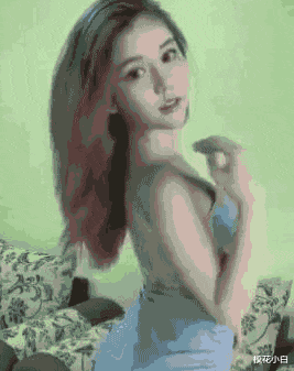 爆笑gif趣图女神在后台的模样也很辛苦啊