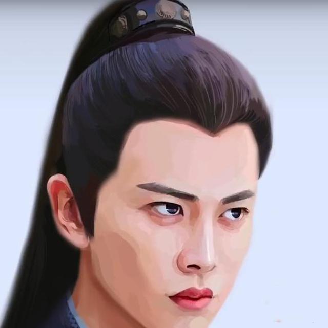 美术生画"任嘉伦",开始:这是猪鼻子吗?看到成品:大刀差点没收住