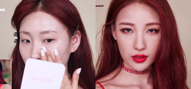 韩国化妆达人拥有"易容术",可将自己化成多位女明星,以假乱真