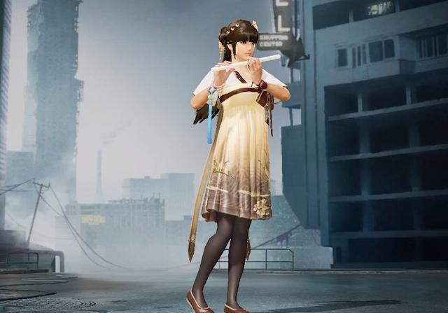 "吃鸡"出了一套"江湖儿女"皮肤,女款长裙配黑丝,引玩家热议