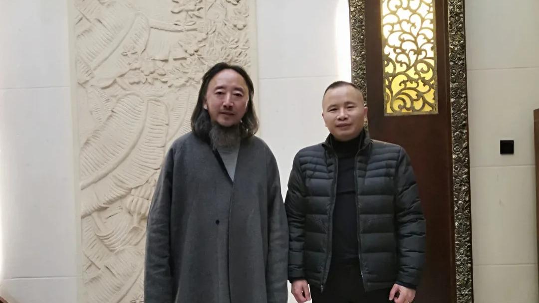 青城派掌门人刘绥滨先生，莅临吉盛祥茶业做客指导！