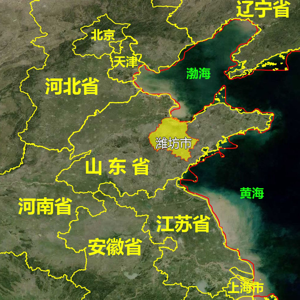 14张地形图 快速了解山东省潍坊各市辖区县市 奇闻资讯 八戒游戏