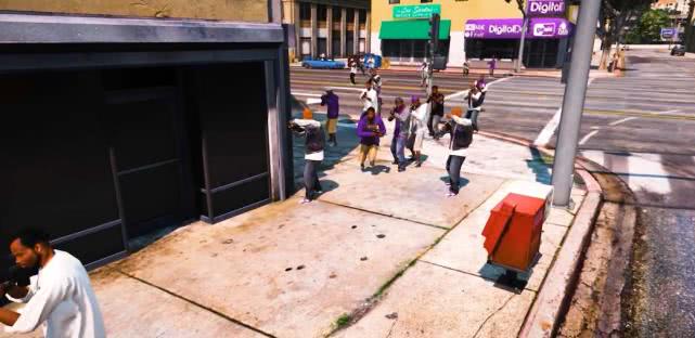 gta5 被帮派追杀时 躲进警局会发生什么事情 太精彩了 游戏资讯 八戒游戏