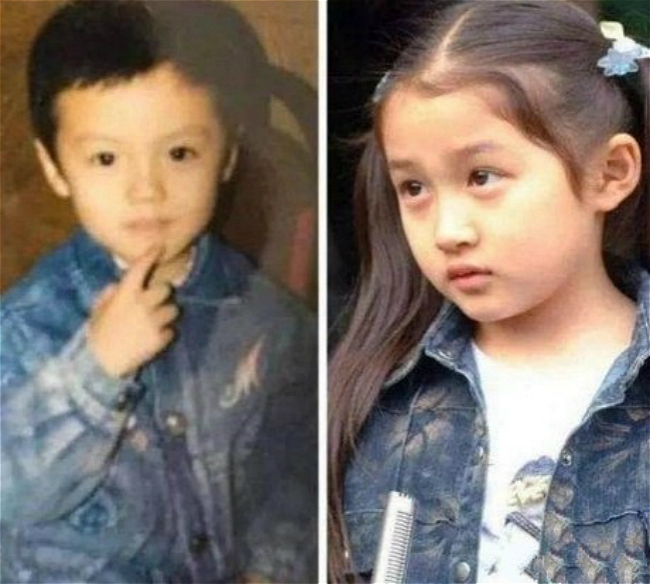 鹿晗关晓彤从小就穿情侣装,小时候就有默契和夫妻相,缘分天注定