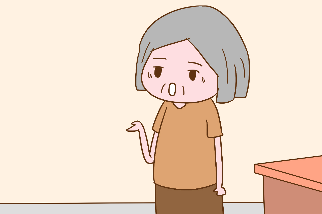 婆婆今天接了个电话，听着电话里