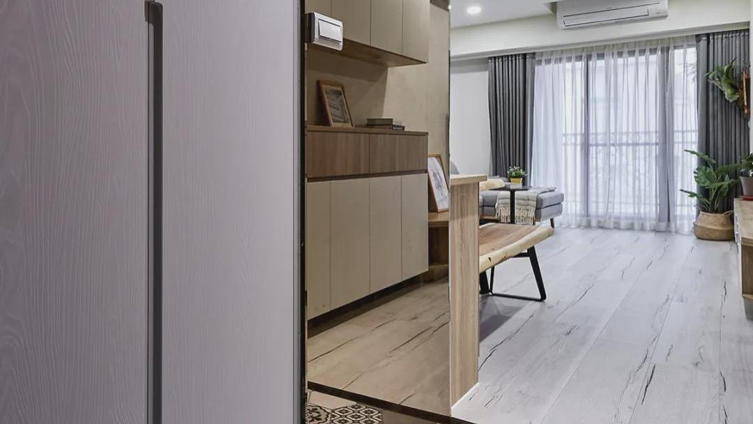 99㎡简约木质北欧亲子宅：罩上一抹自然日光气息